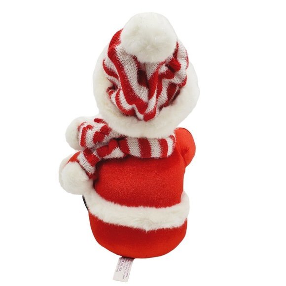 T.L.‎ Toys Signing Plush Stuffed Santa Umbrella, "Singing in the Snow" Animated - Picture 3 of 6